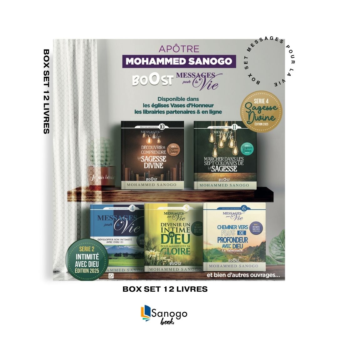 BOX : Série Messages pour la vie (8 Livres) - MOHAMMED SANOGO