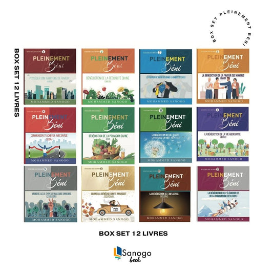 BOX : Série Pleinement Béni (12 Livres) - MOHAMMED SANOGO