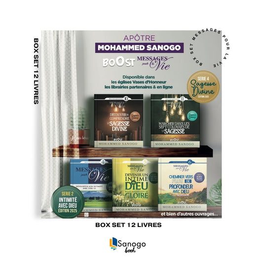 BOX : Série Messages pour la vie (8 Livres) - MOHAMMED SANOGO